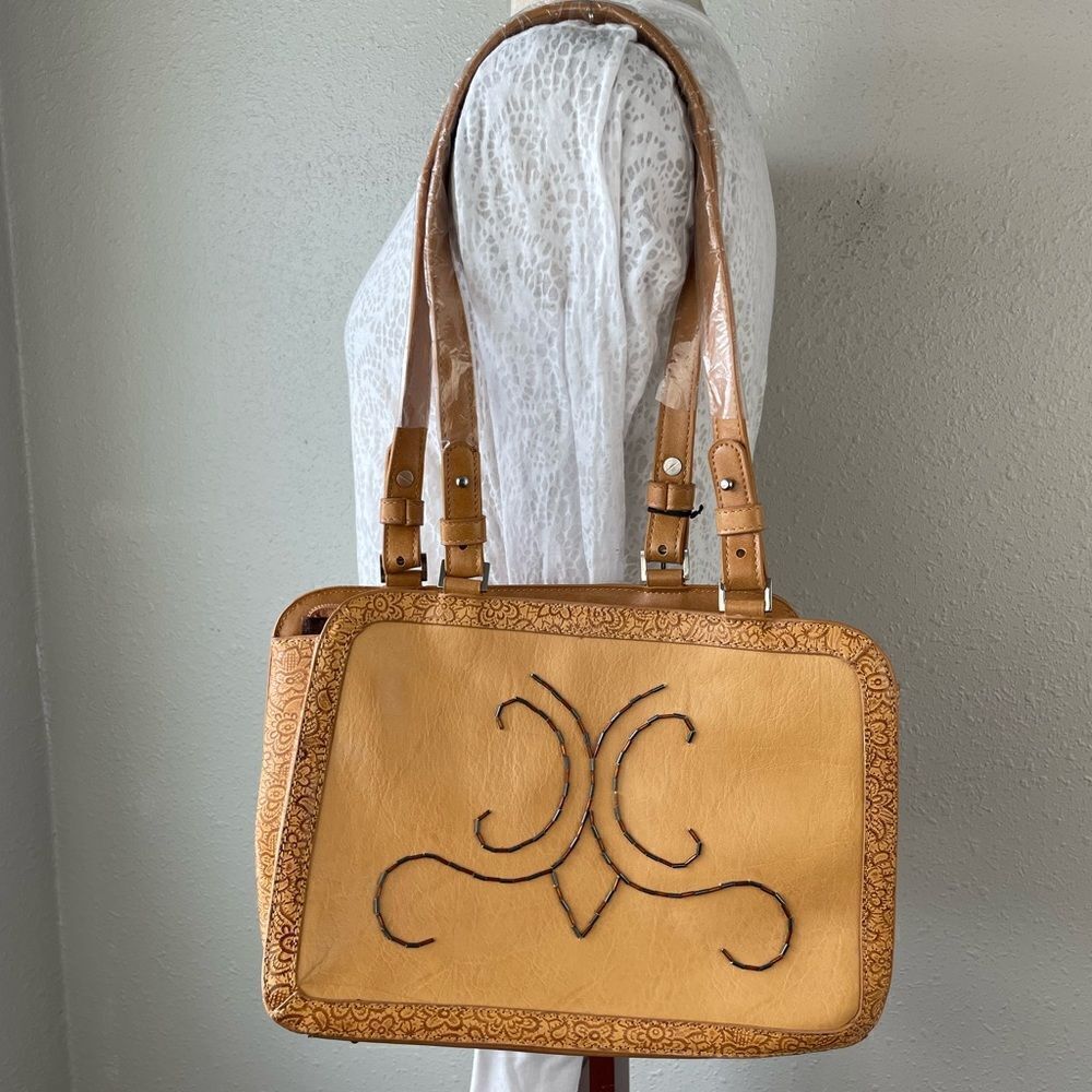 NWT M.C. Leather Shoulder Bag